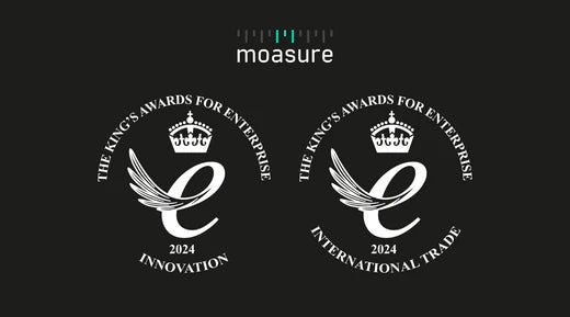 Moasure è stata premiata con il King's Award per l'Innovazione e il Commercio Internazionale