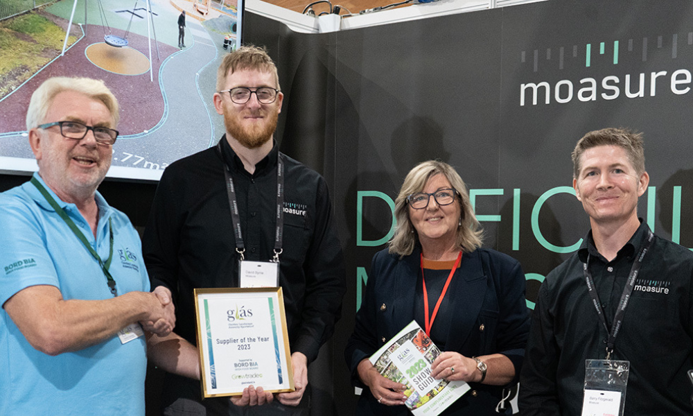 Moasure vince il premio "Fornitore dell'anno" al GLAS Irlanda