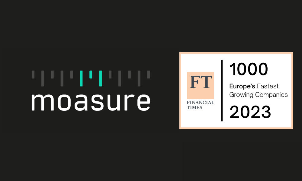 Moasure® è nella top 15% delle FT 1000 aziende a più rapida crescita in Europa del 2023